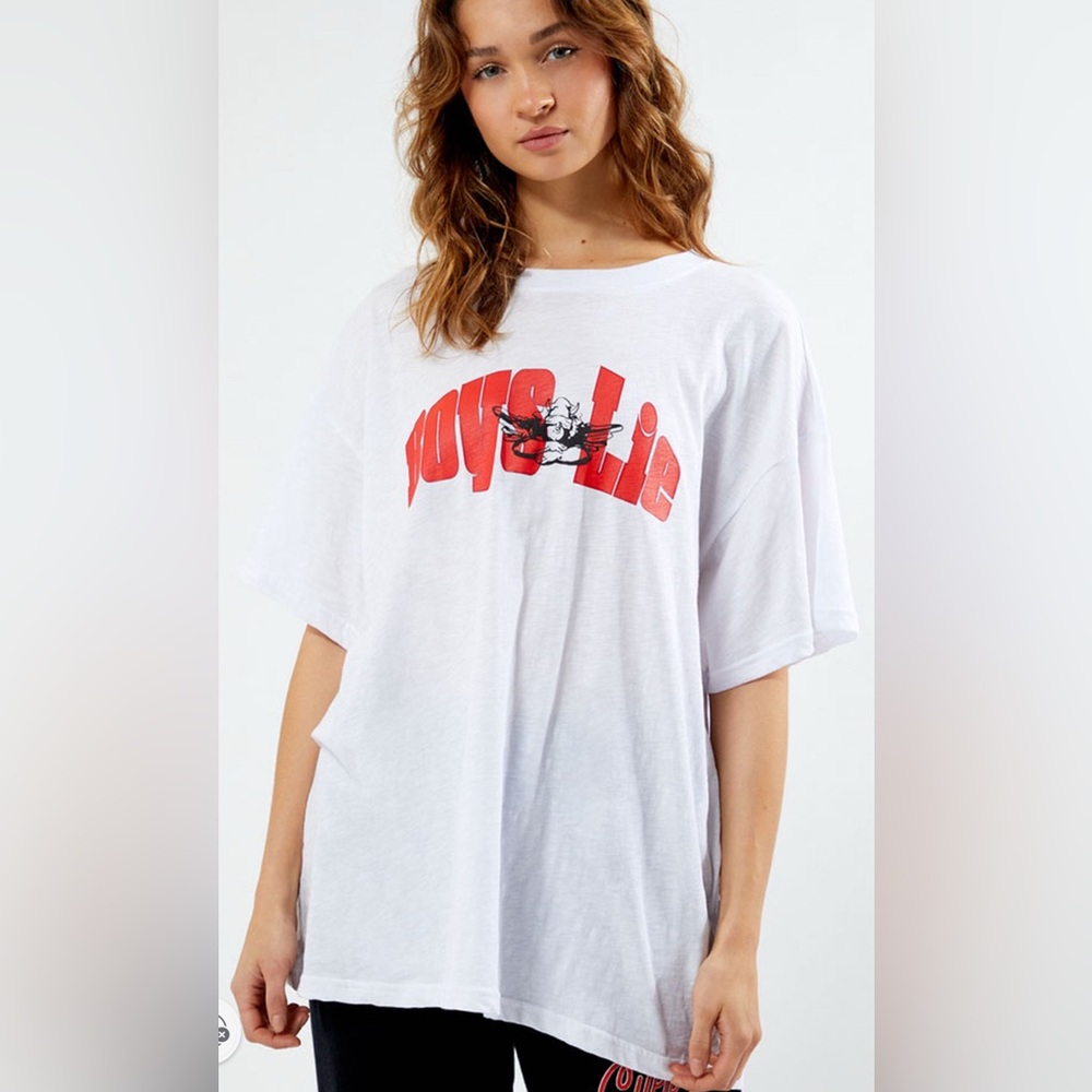 Boys Lie White Tee O/S